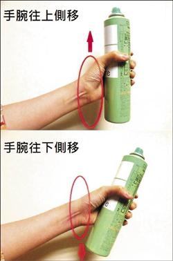增強腕部側移的肌力訓練（圖5）。（照片提供／謝絲安）